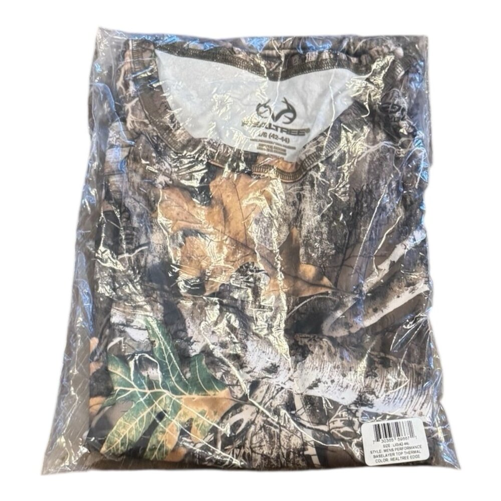 Realtree Men’s Performance Baselayer Thermal Long Sleeve Top – New! Various Sz's